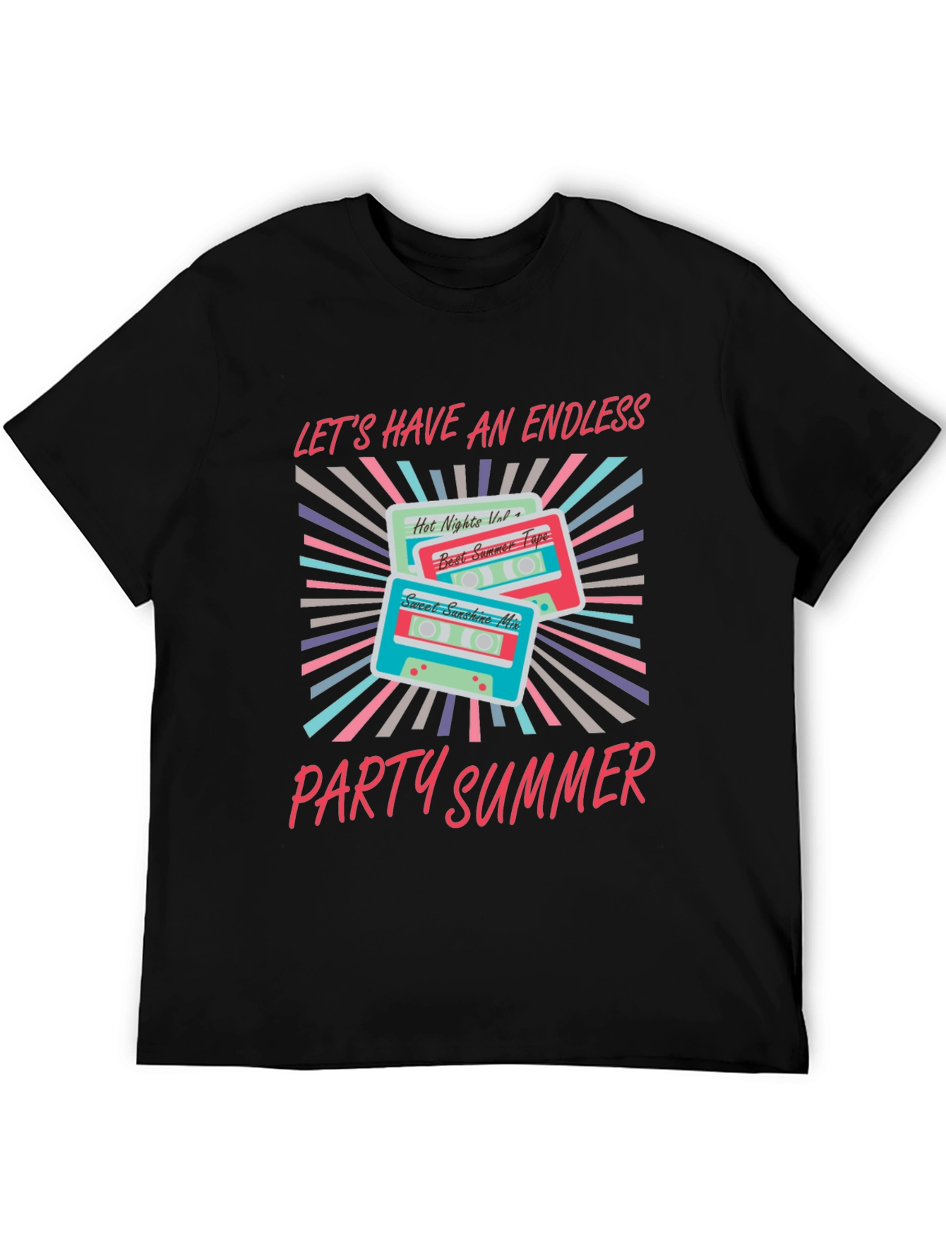 Endless Summer Party Cassette Graphic Tee