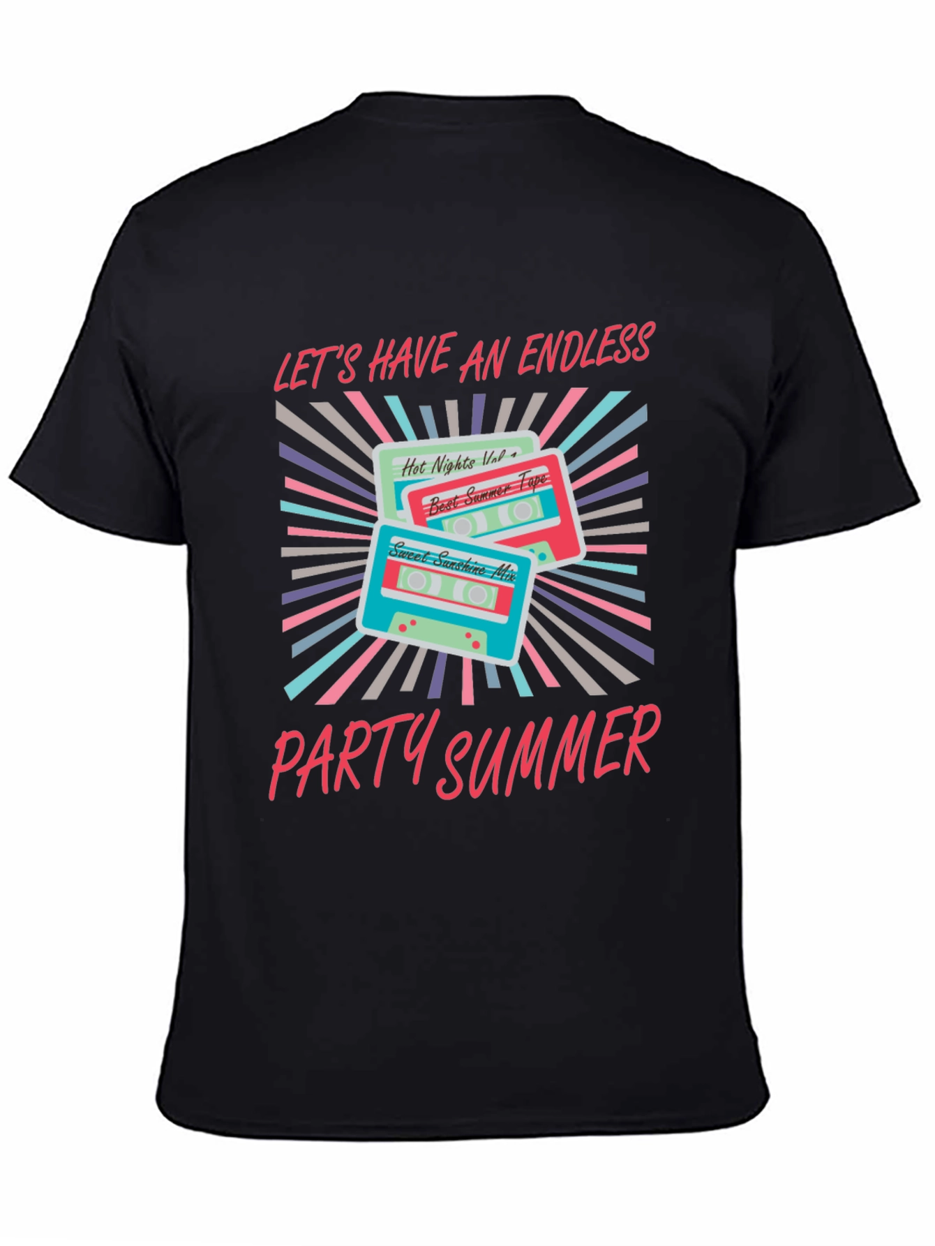 Endless Summer Party Cassette Graphic Tee