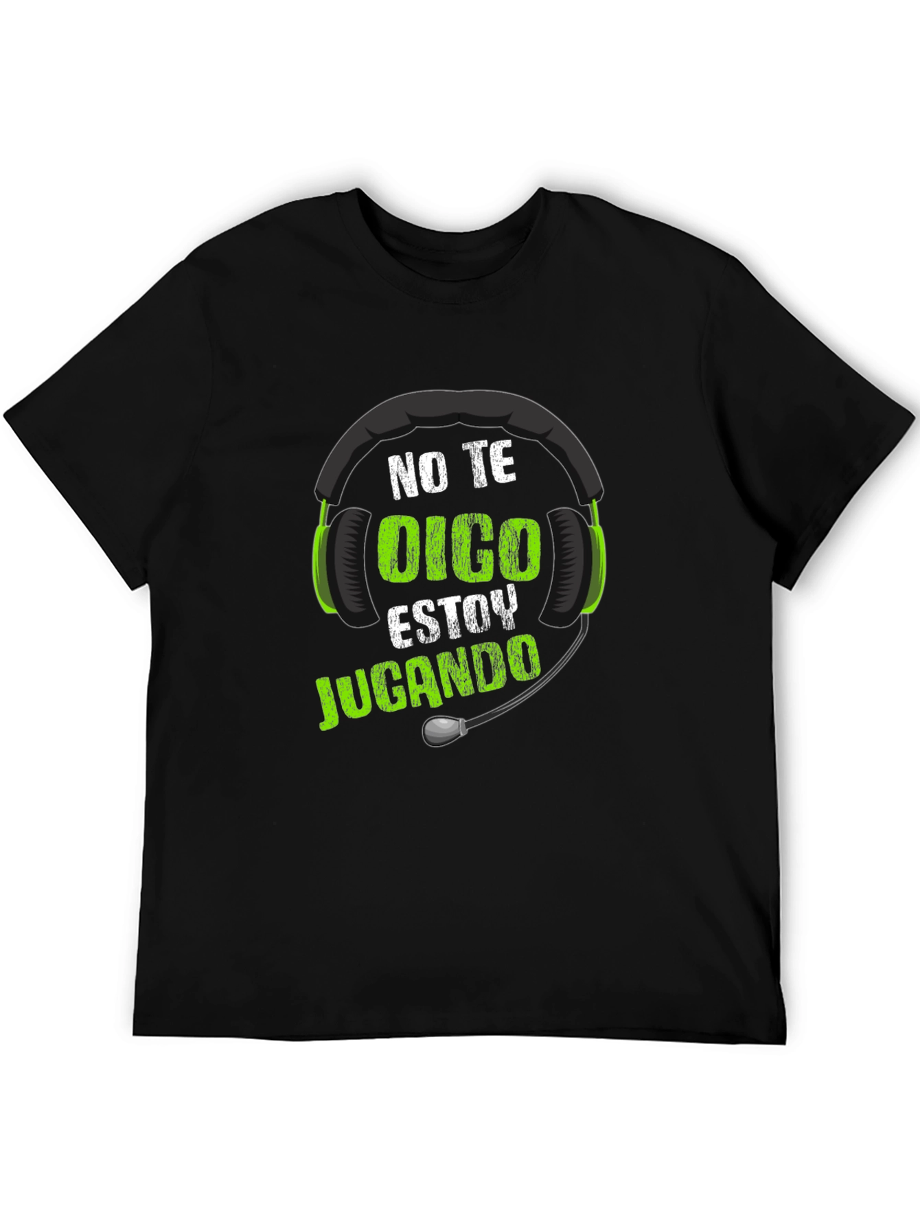 Gamer T-Shirt - No Te Oigo Estoy Jugando Gaming Headset Design