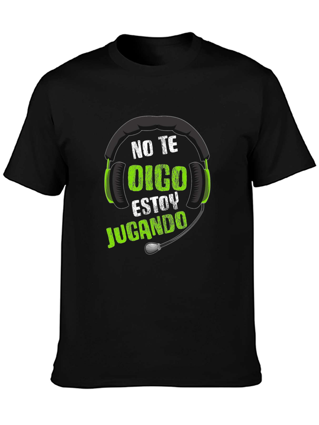 Gamer T-Shirt - No Te Oigo Estoy Jugando Gaming Headset Design