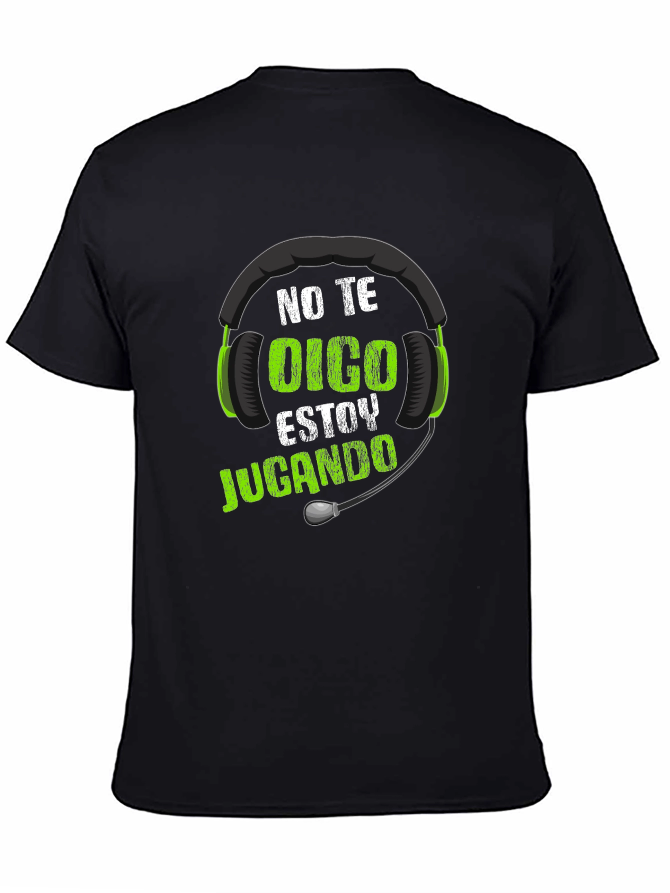 Gamer T-Shirt - No Te Oigo Estoy Jugando Gaming Headset Design