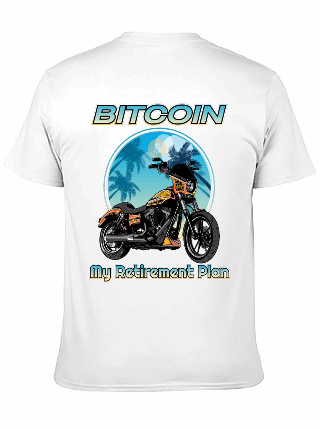 Bitcoin Motorcycle Retirement Plan T-Shirt