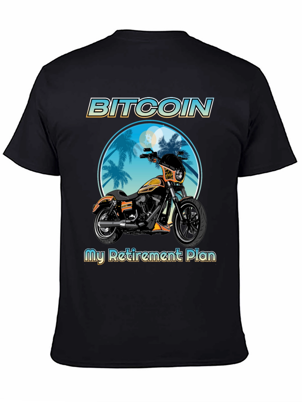 Bitcoin Motorcycle Retirement Plan T-Shirt