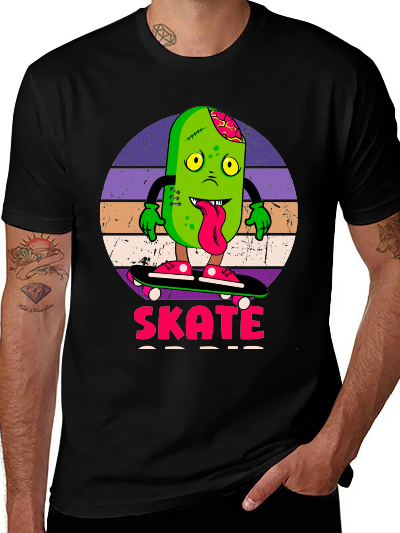 Zombie Pickle Skate T-Shirt