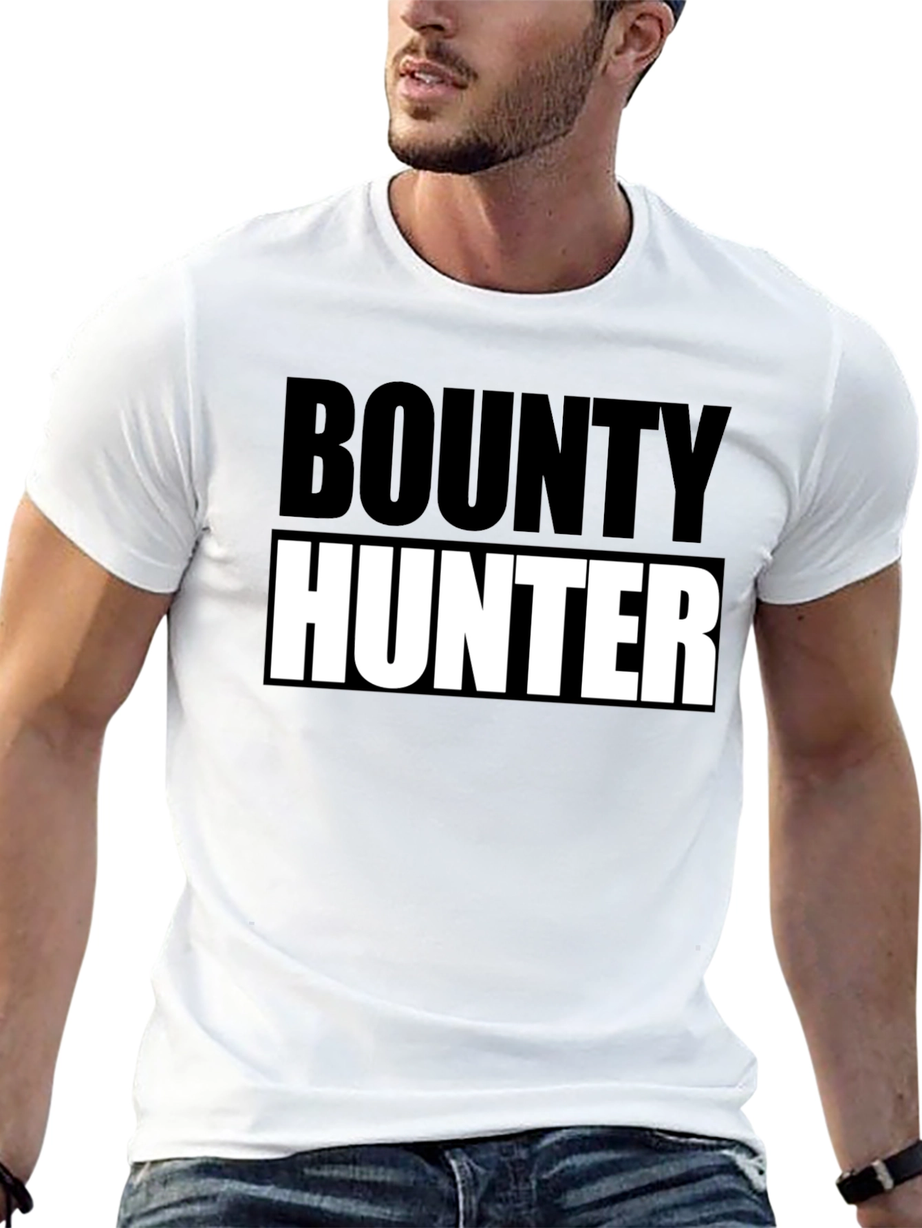 Bounty Hunter Black T-Shirt - Bold Graphic Tee