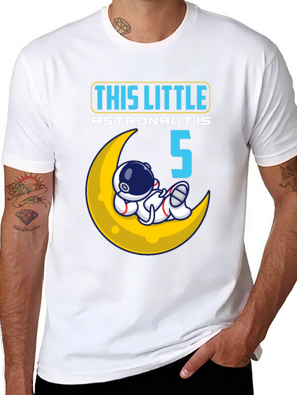 Astronaut 5th Birthday T-Shirt