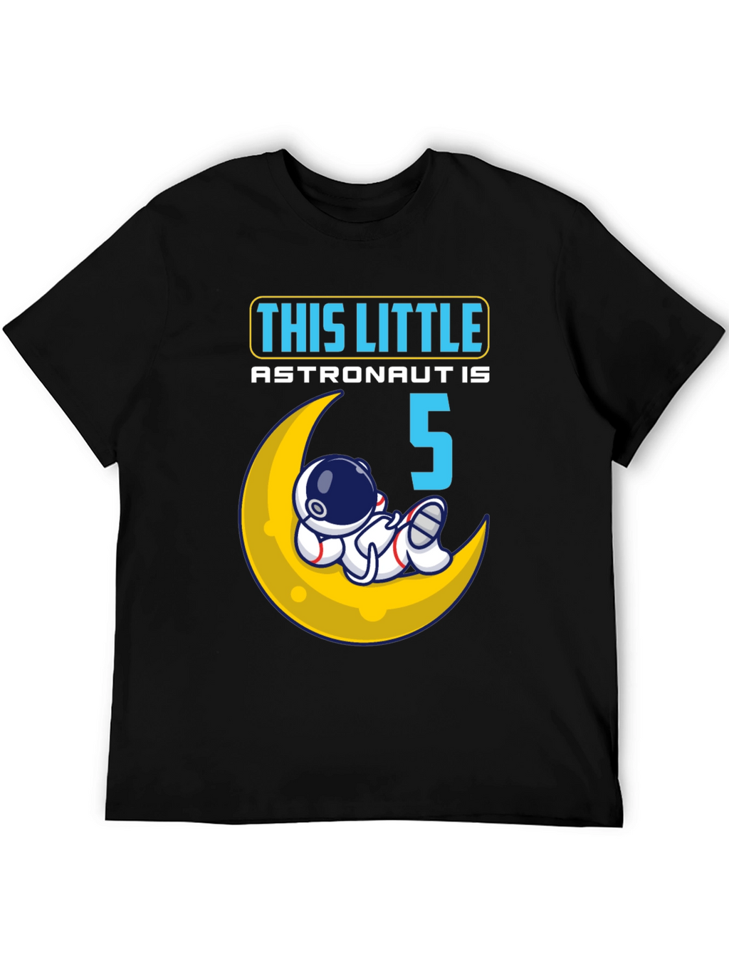 Astronaut 5th Birthday T-Shirt