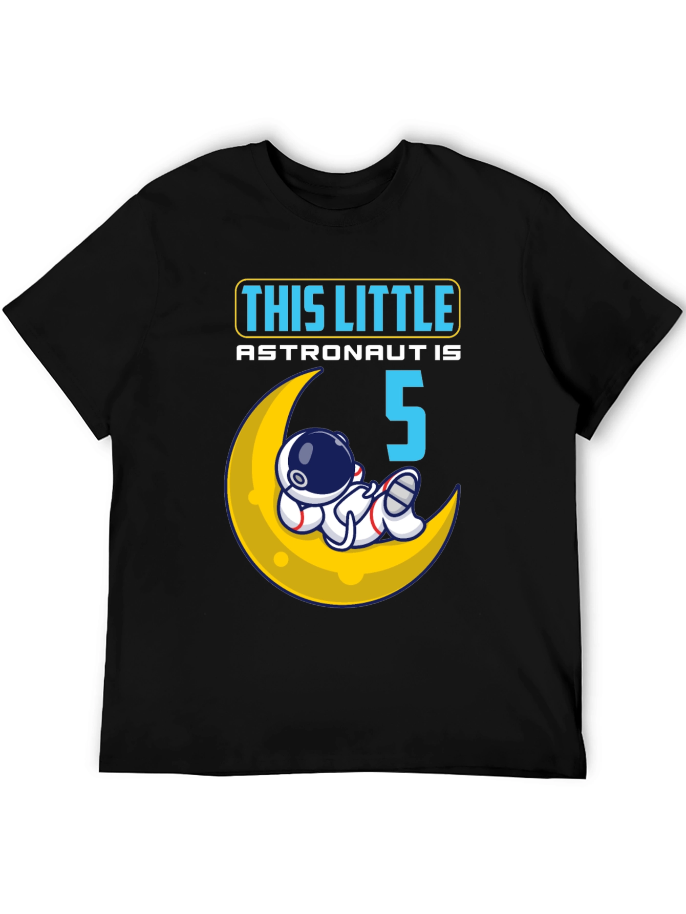 Astronaut 5th Birthday T-Shirt