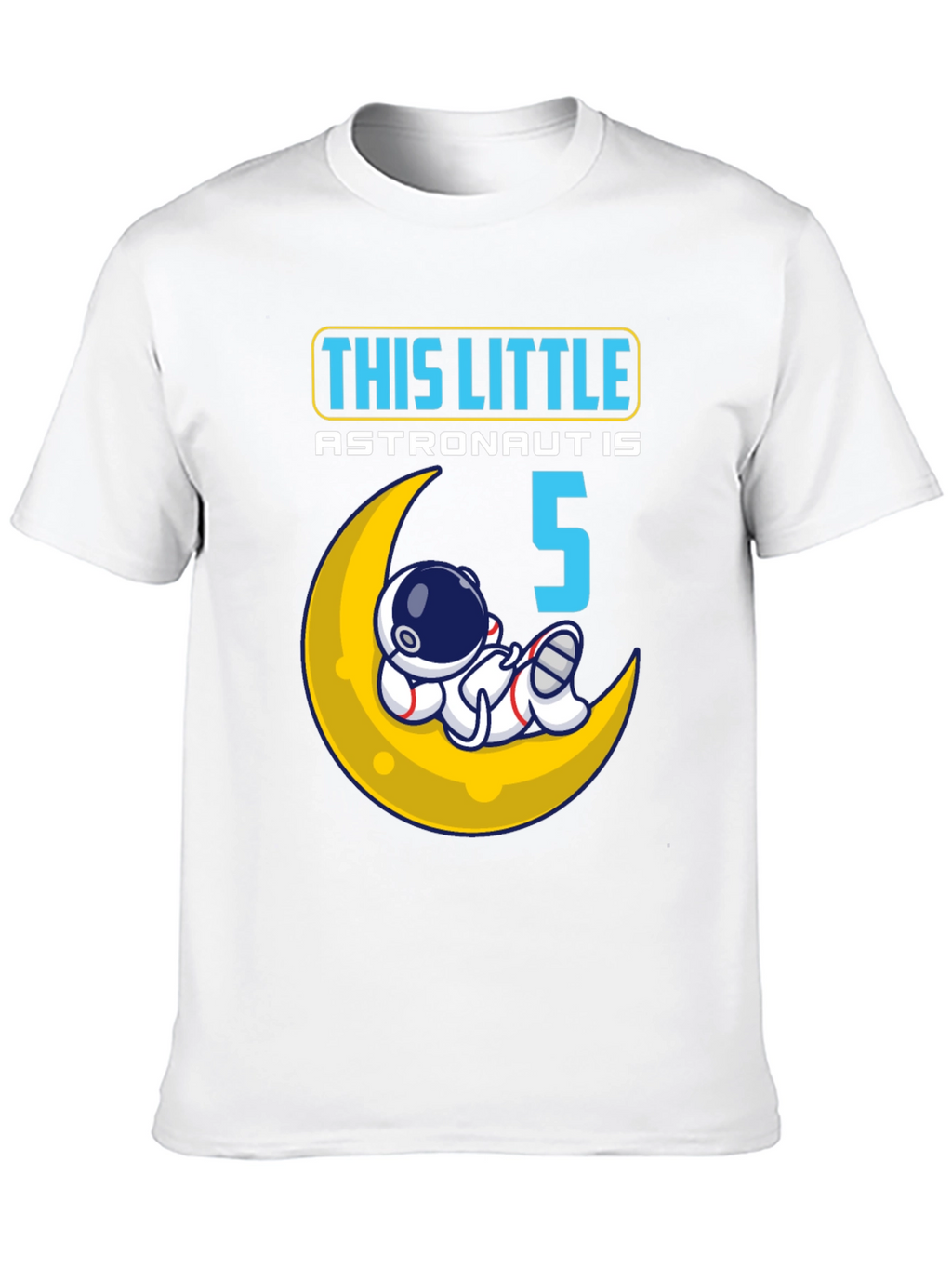 Astronaut 5th Birthday T-Shirt