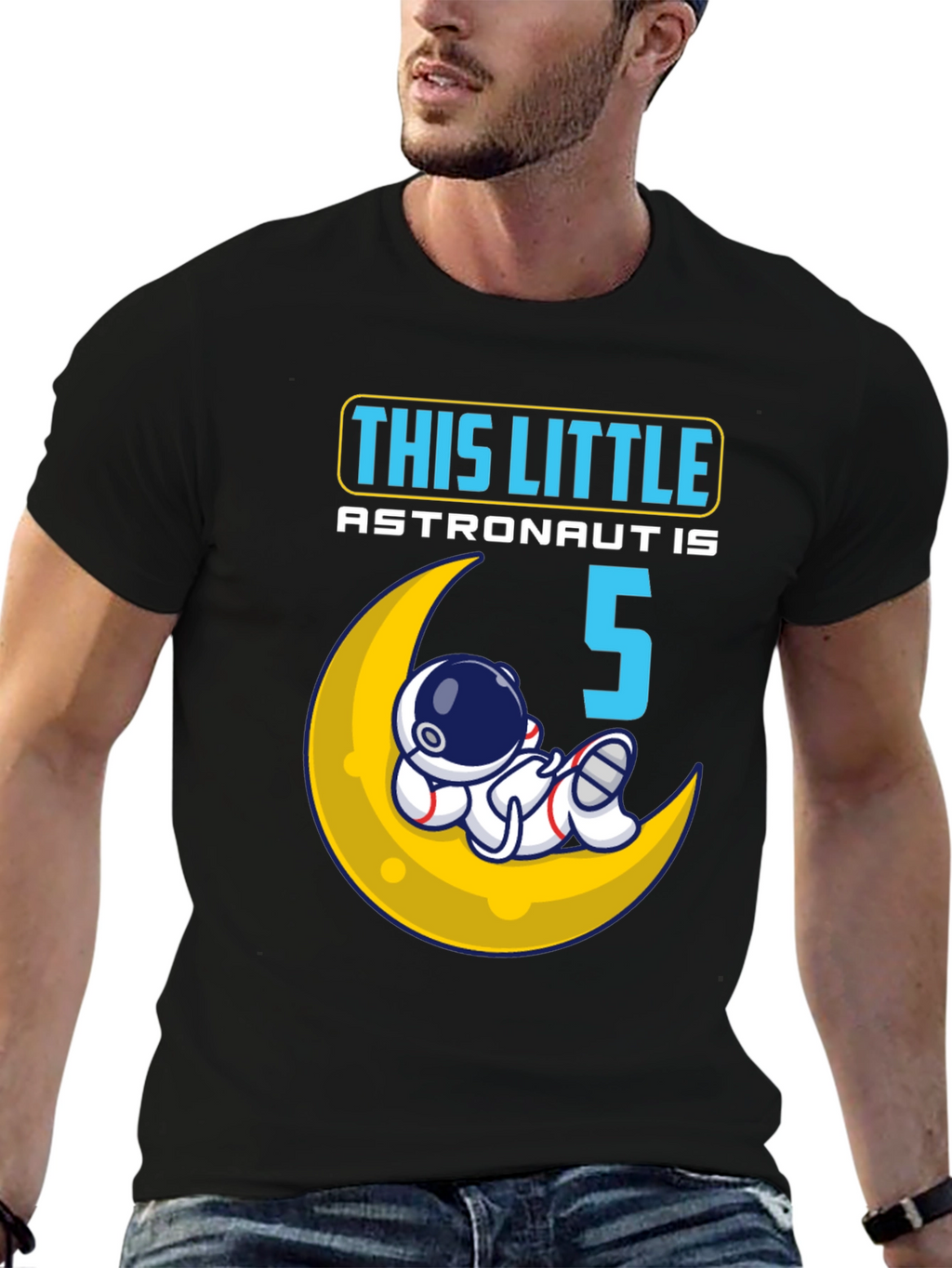 Astronaut 5th Birthday T-Shirt