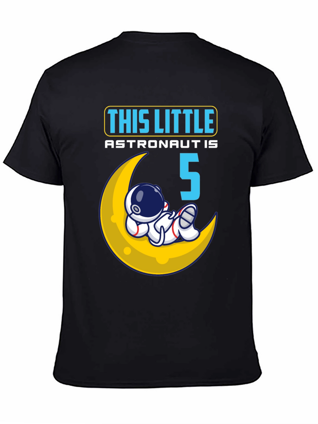 Astronaut 5th Birthday T-Shirt