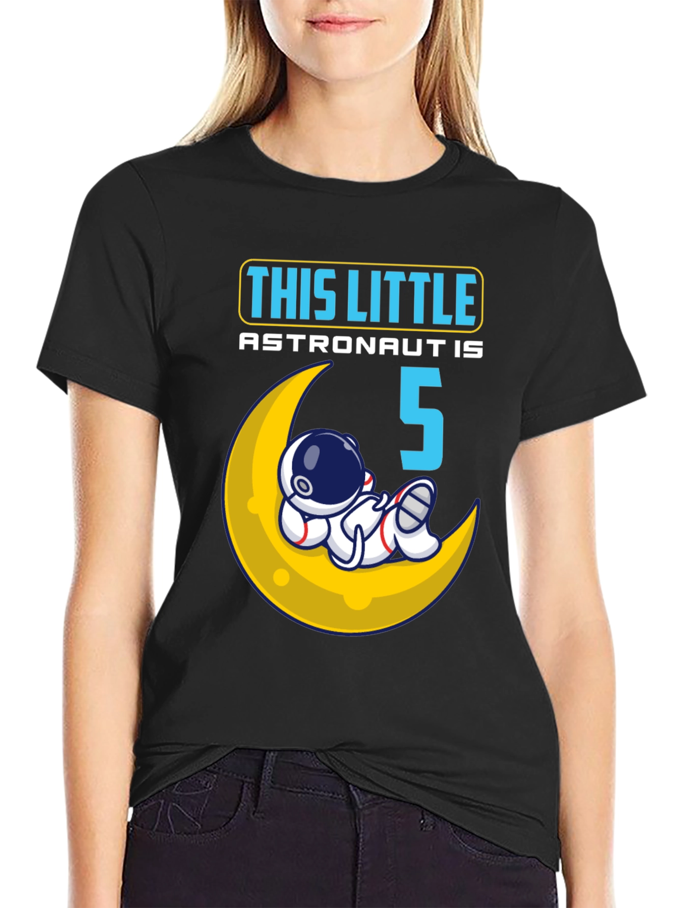 Astronaut 5th Birthday T-Shirt