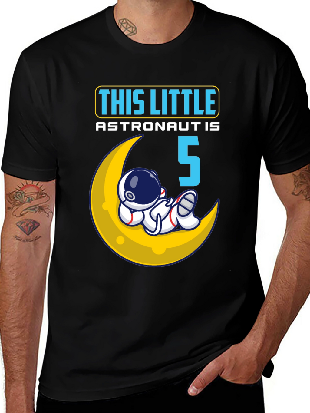 Astronaut 5th Birthday T-Shirt