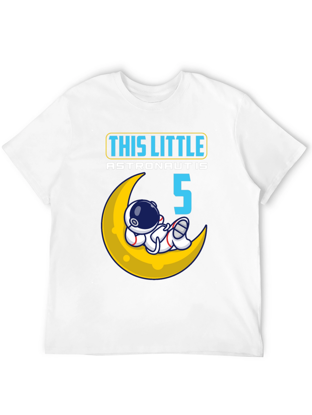 Astronaut 5th Birthday T-Shirt