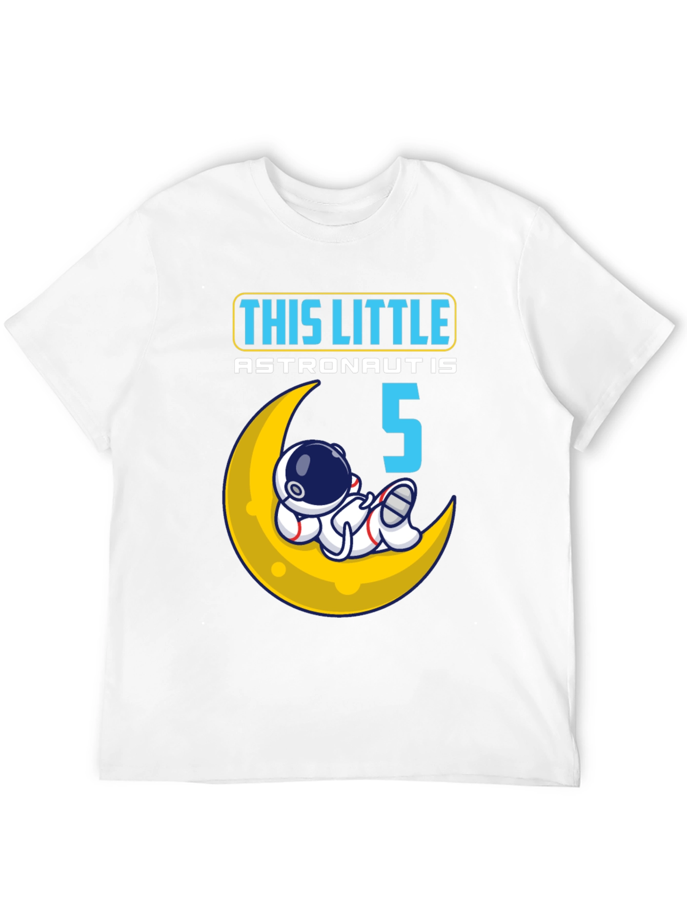 Astronaut 5th Birthday T-Shirt