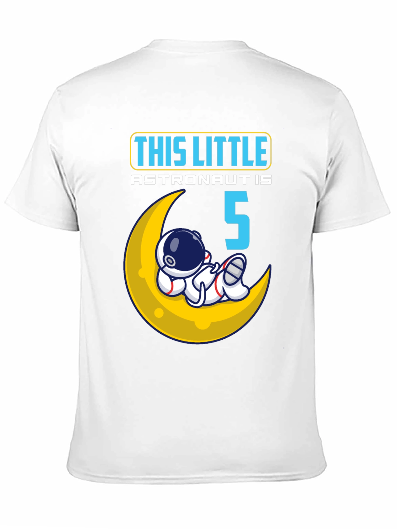 Astronaut 5th Birthday T-Shirt