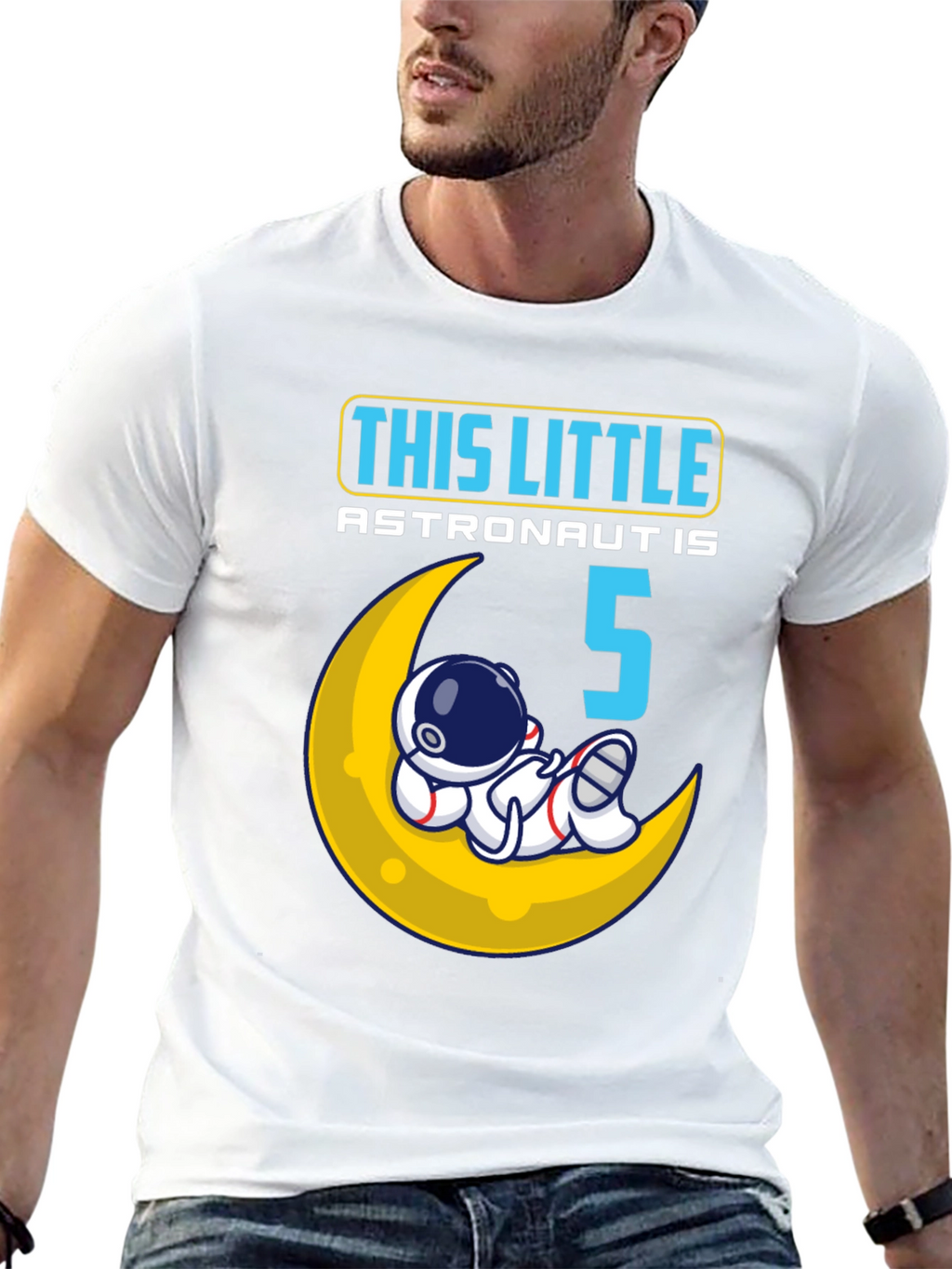 Astronaut 5th Birthday T-Shirt