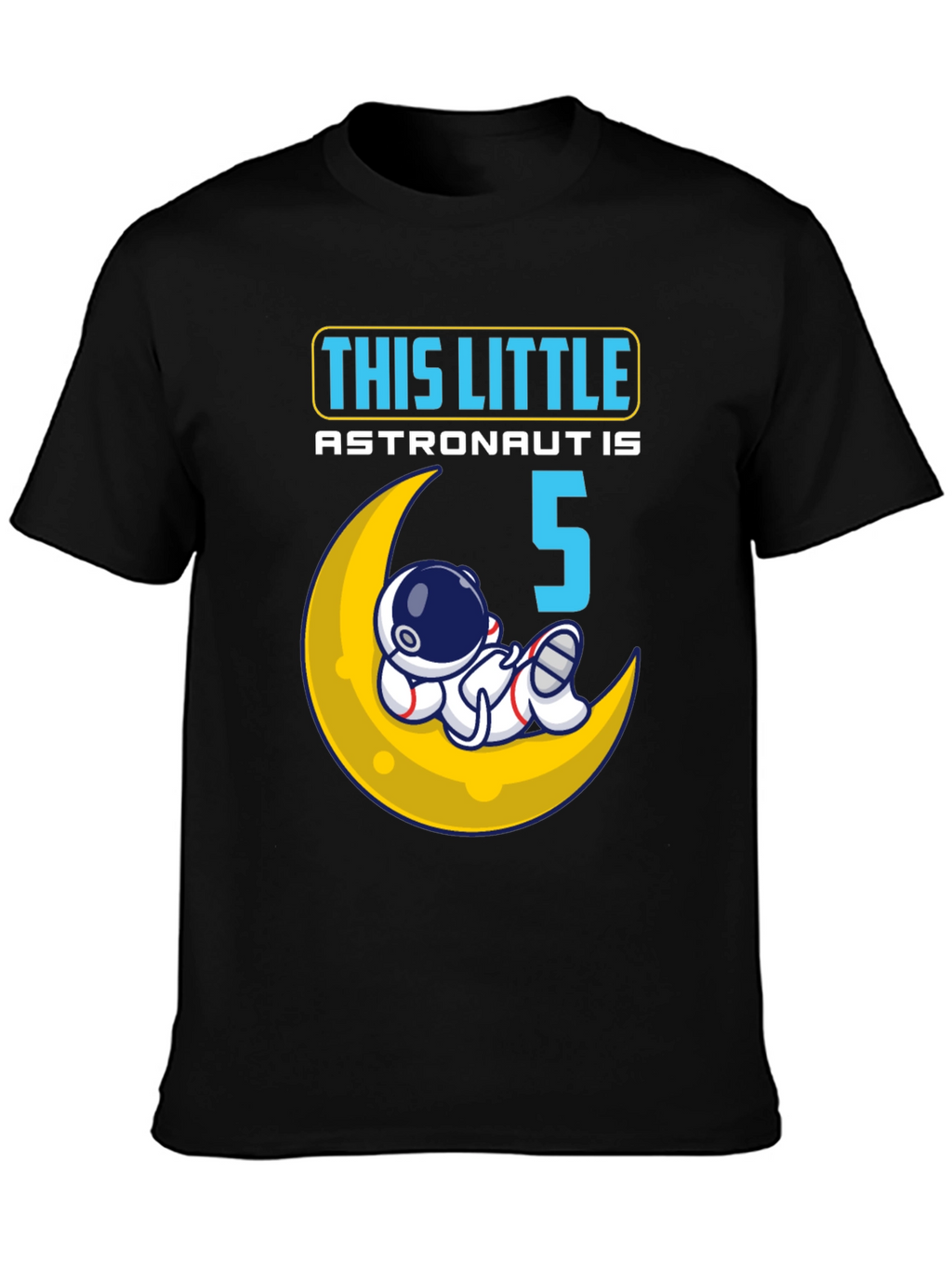 Astronaut 5th Birthday T-Shirt