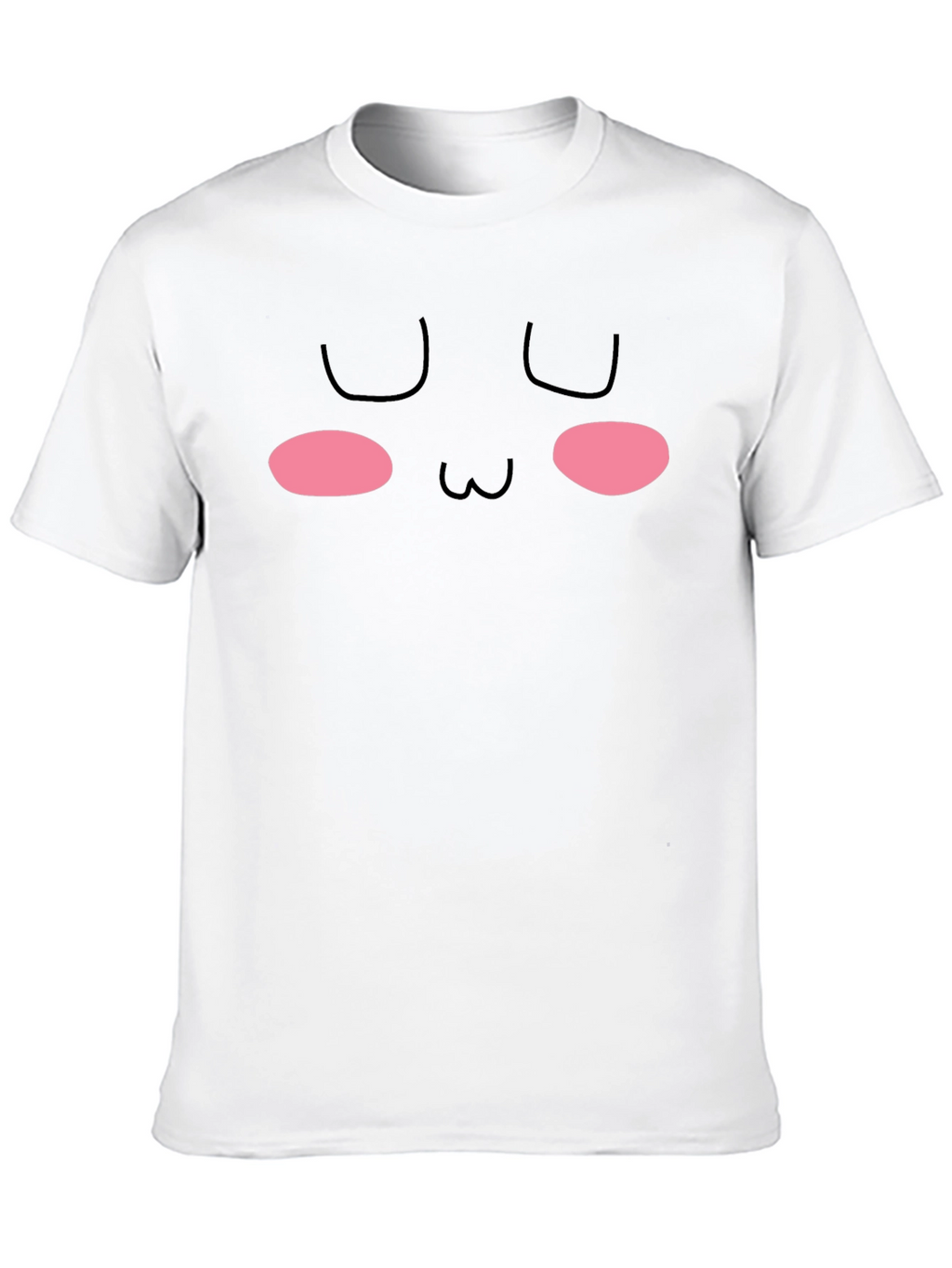 Kawaii Face Black T-Shirt - Cute & Comfy!