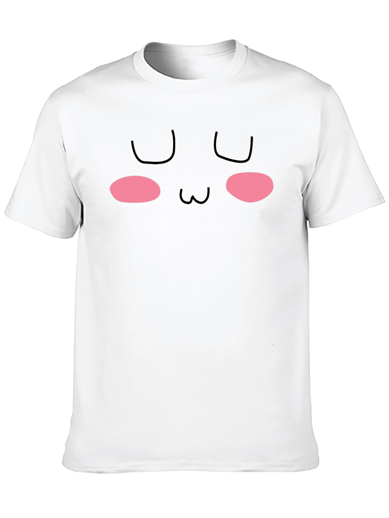 Kawaii Face Black T-Shirt - Cute & Comfy!