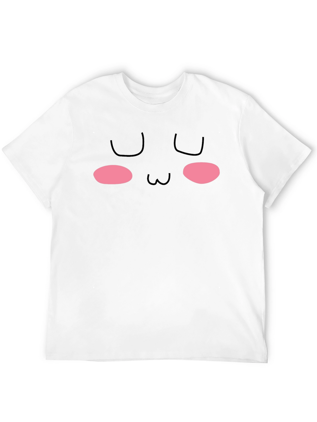 Kawaii Face Black T-Shirt - Cute & Comfy!