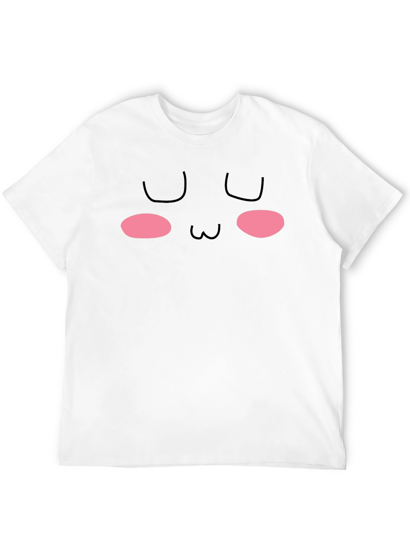 Kawaii Face Black T-Shirt - Cute & Comfy!
