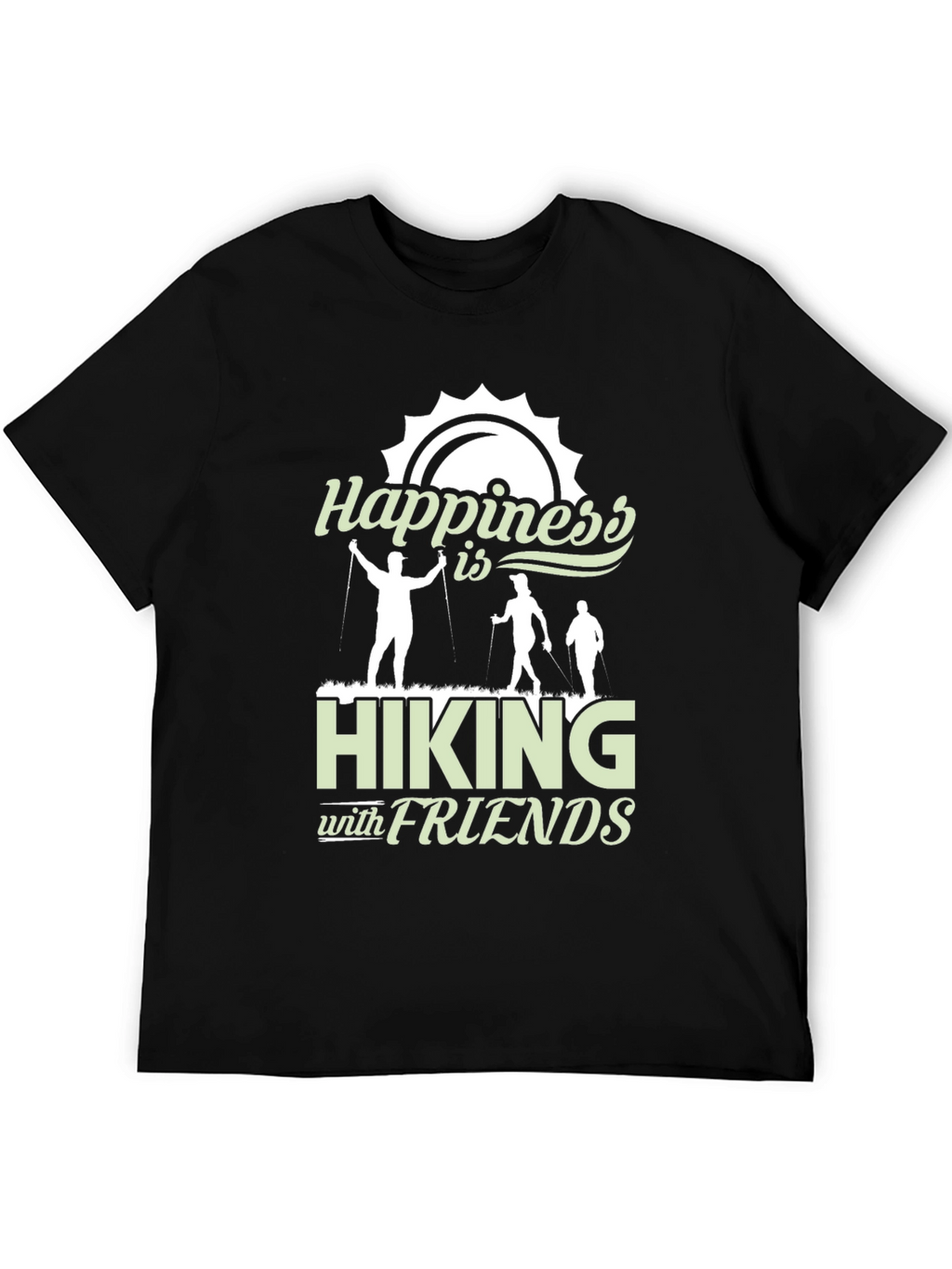 Happiness is Hiking with Friends T-Shirt