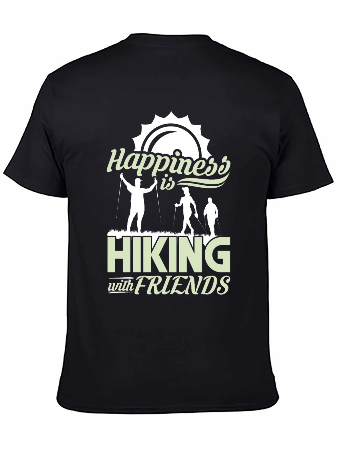 Happiness is Hiking with Friends T-Shirt