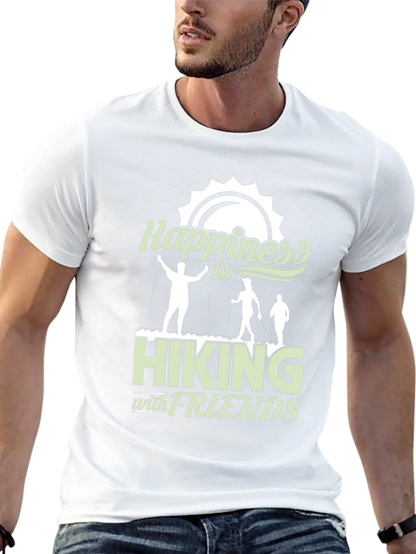 Happiness is Hiking with Friends T-Shirt