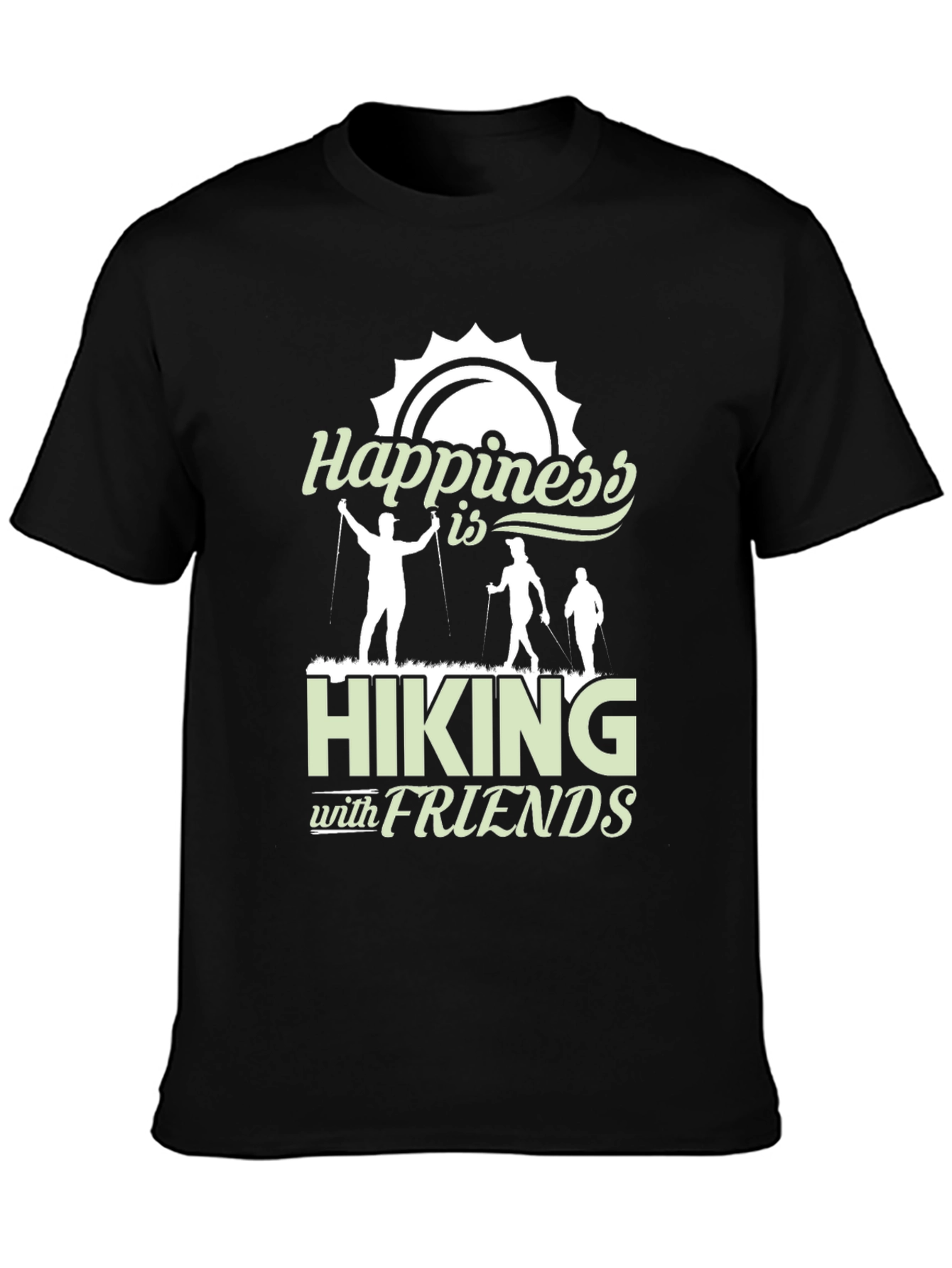Happiness is Hiking with Friends T-Shirt