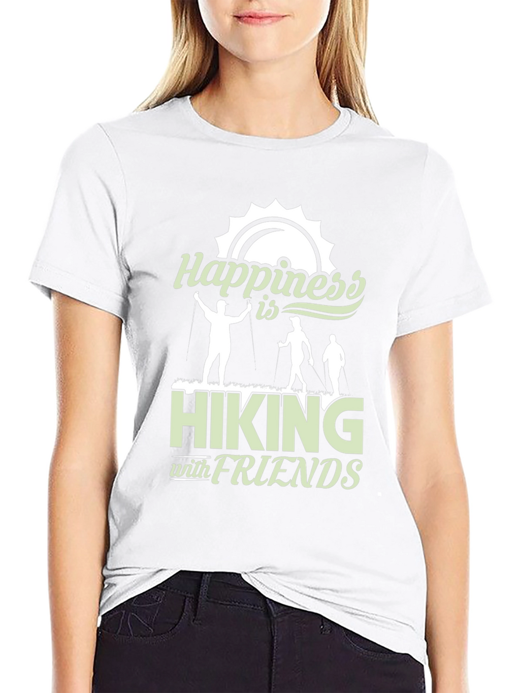 Happiness is Hiking with Friends T-Shirt