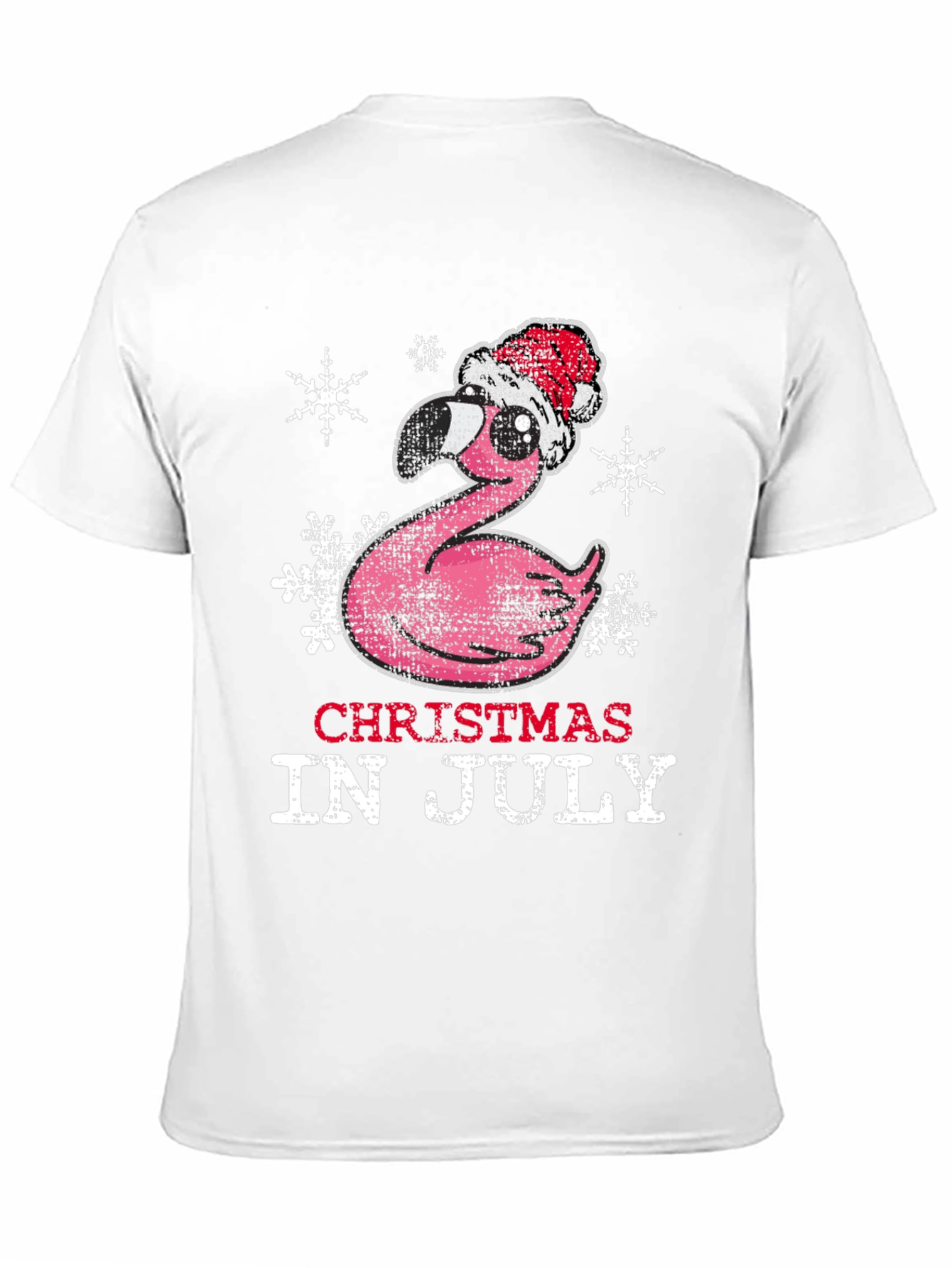 Christmas in July Flamingo Tee