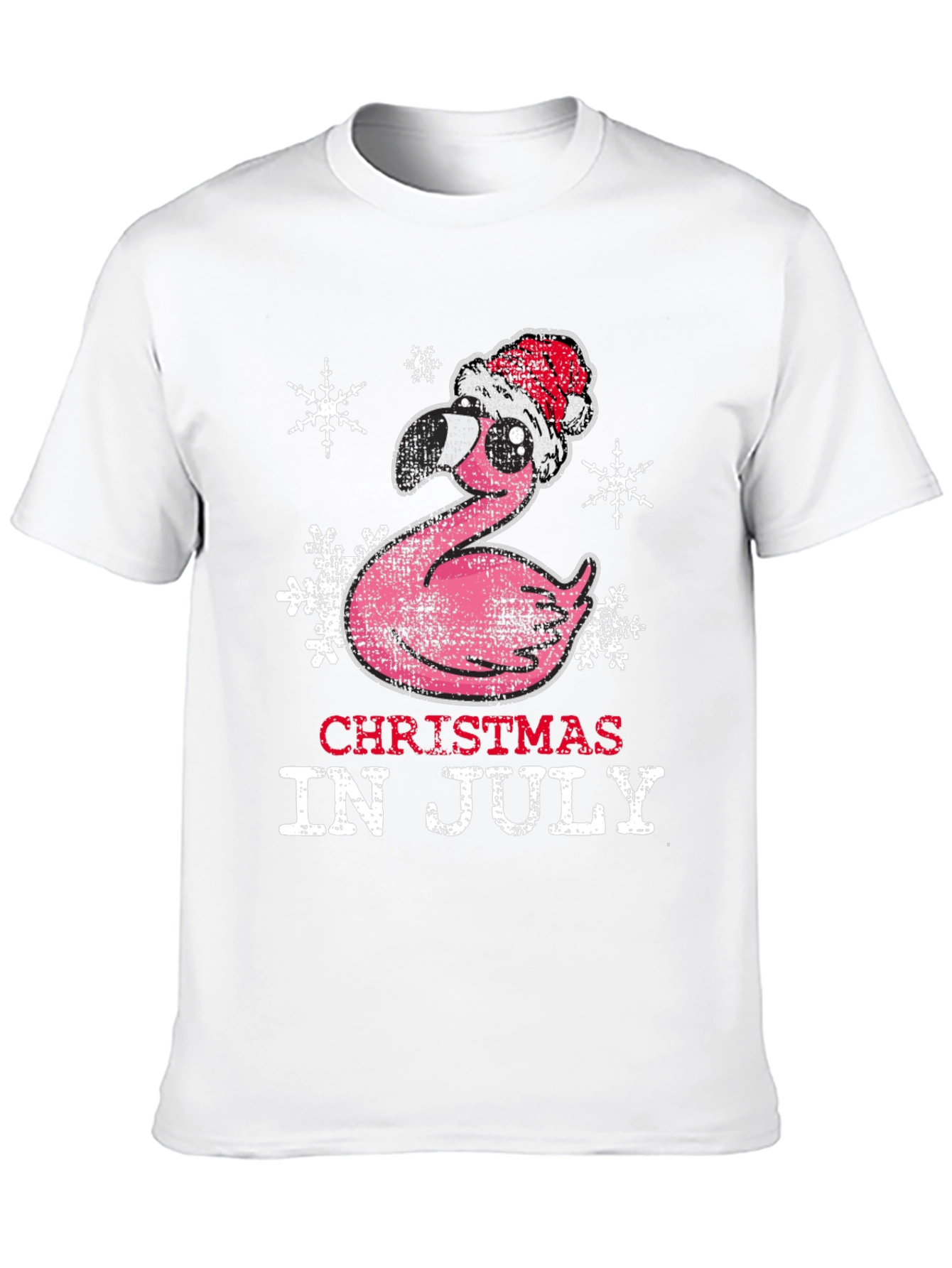 Christmas in July Flamingo Tee