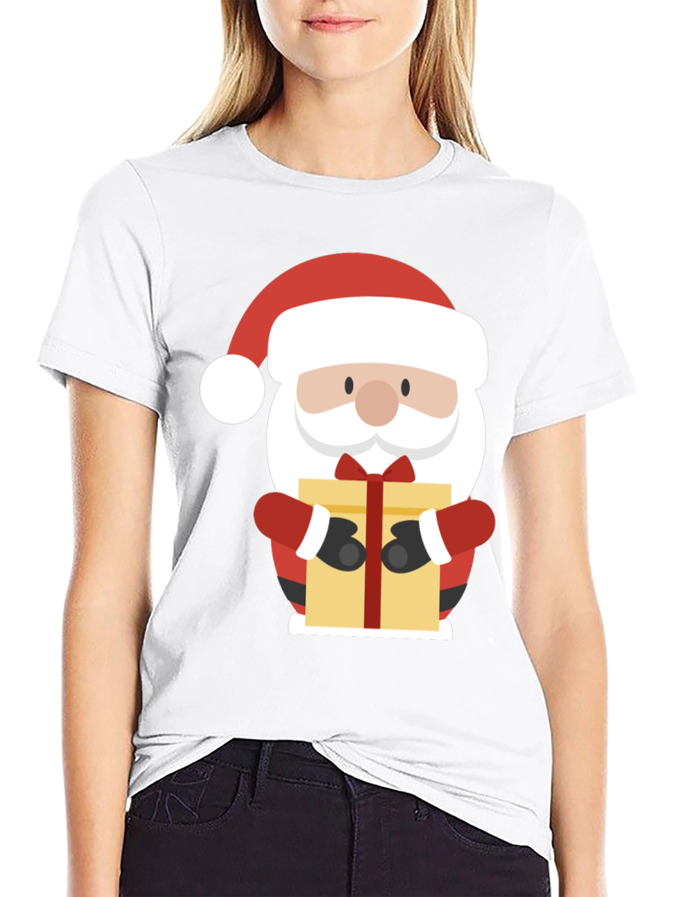 Festive Santa Claus Graphic Tee