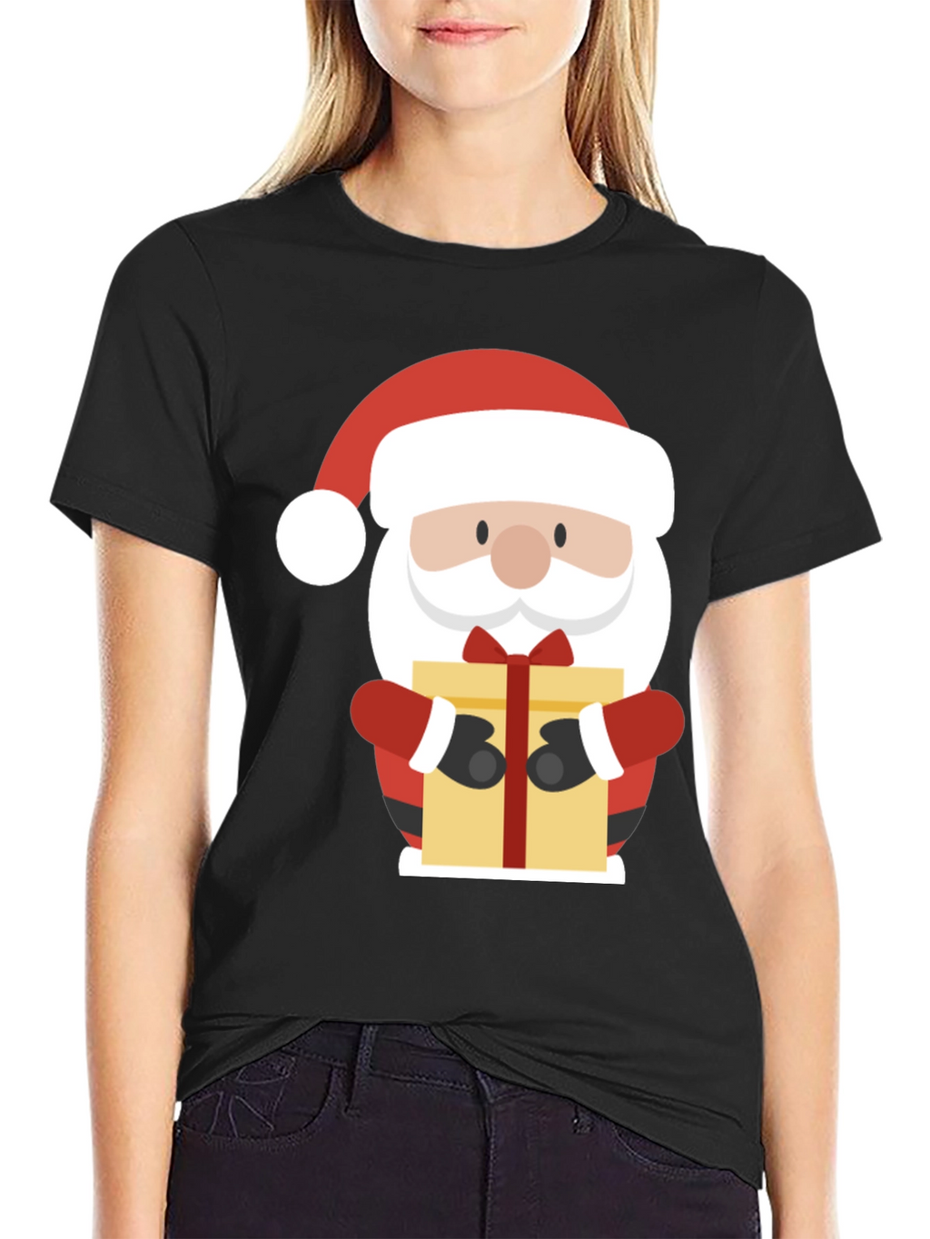 Festive Santa Claus Graphic Tee