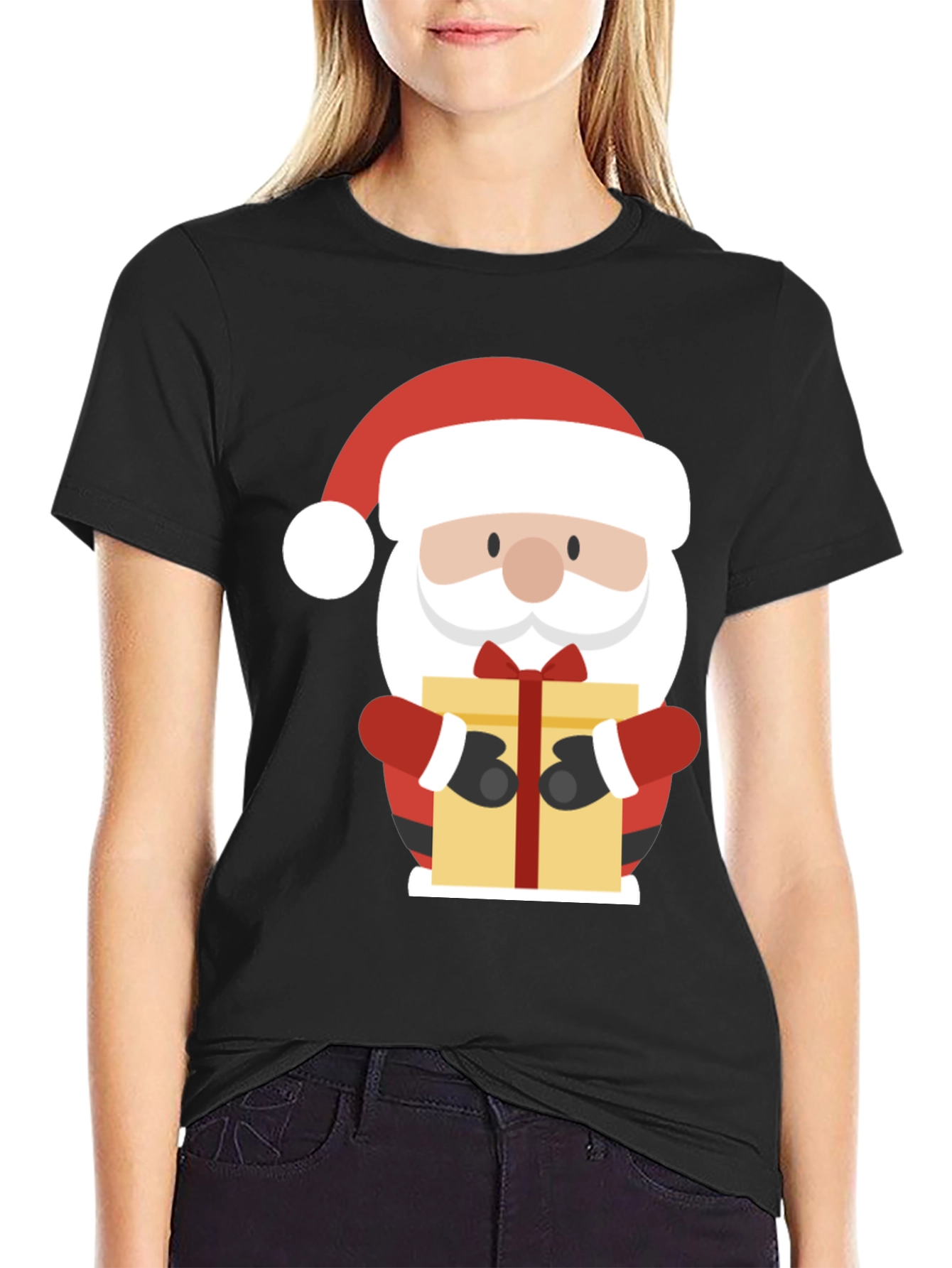 Festive Santa Claus Graphic Tee