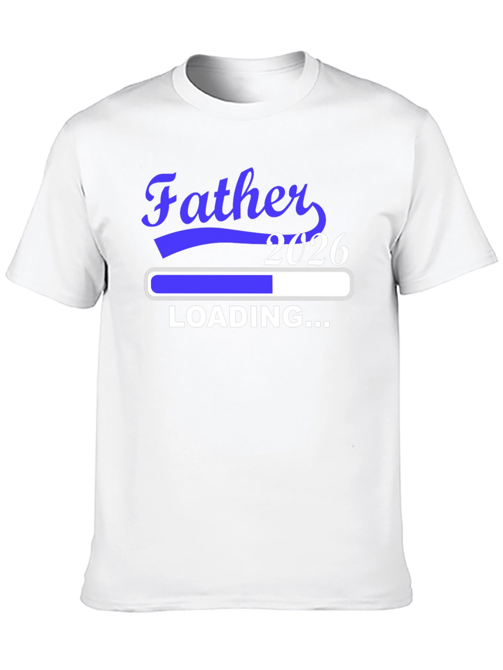 Father Loading 2026 Black T-Shirt