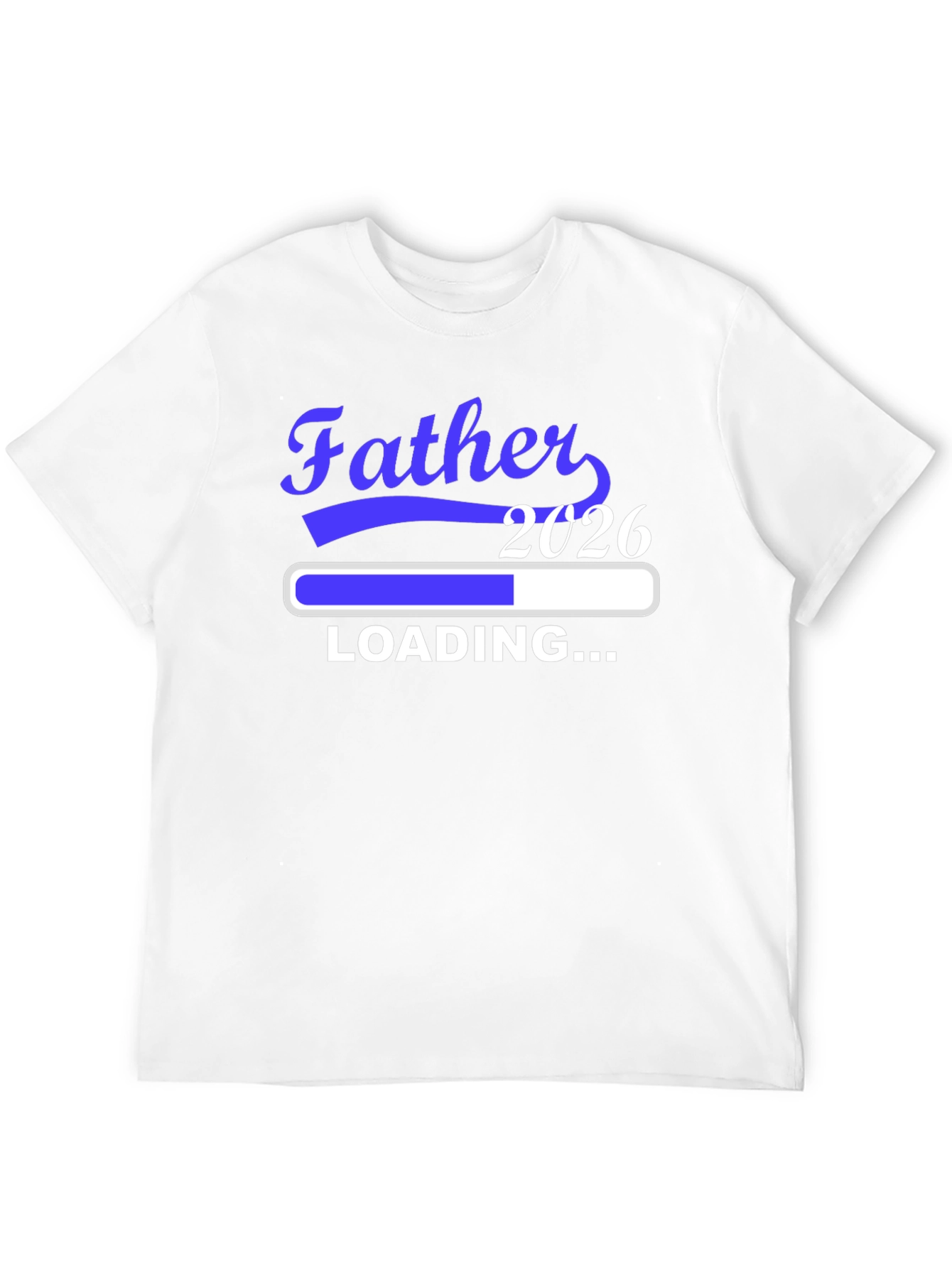 Father Loading 2026 Black T-Shirt