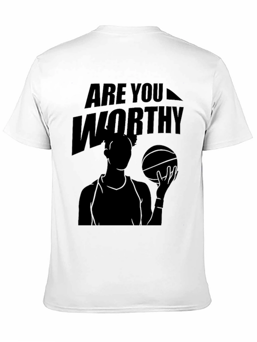 Are You Worthy Black Graphic Tee