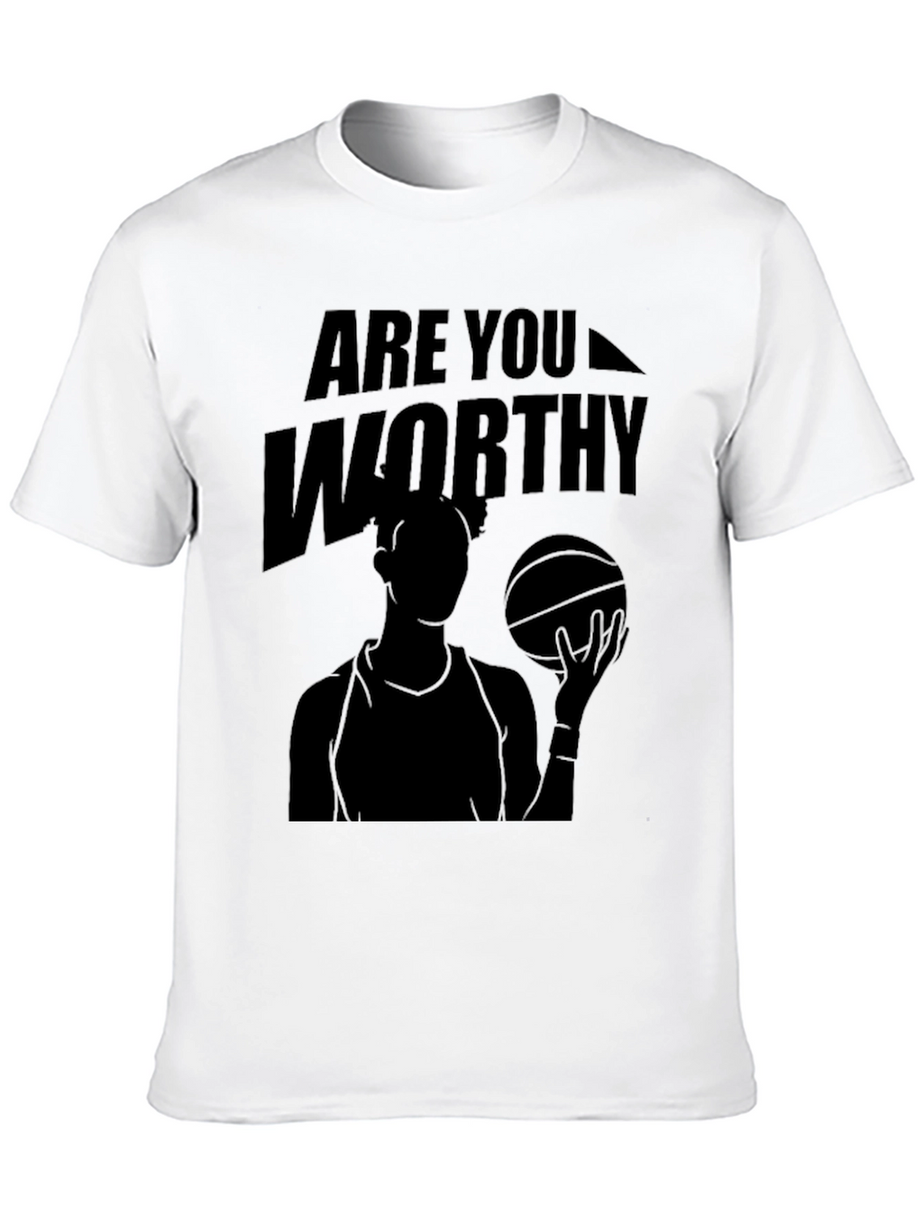 Are You Worthy Black Graphic Tee