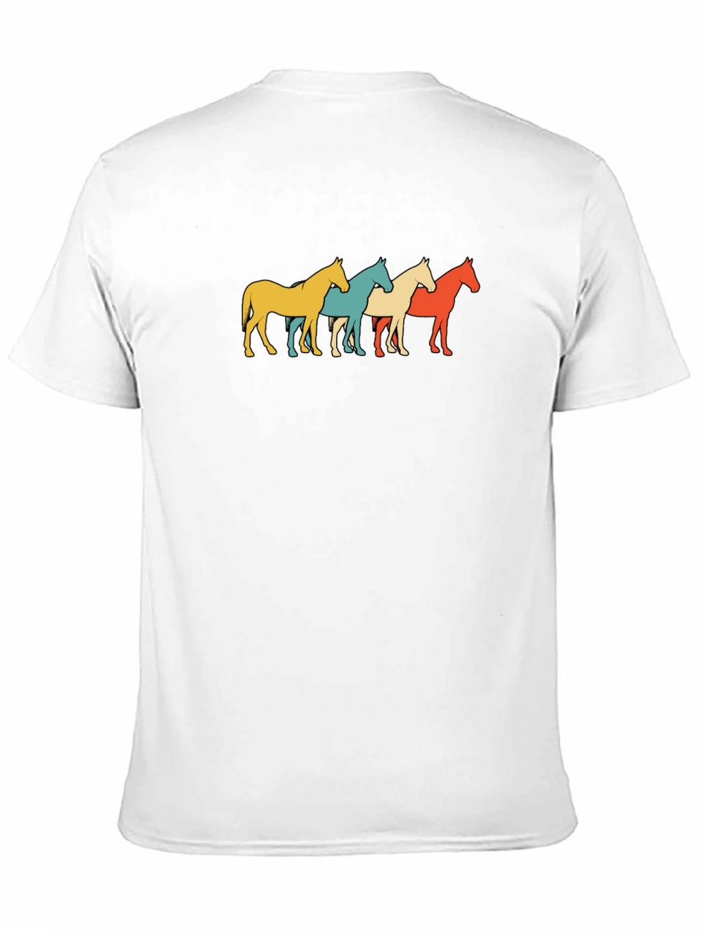 Retro Horse Graphic Tee - Black