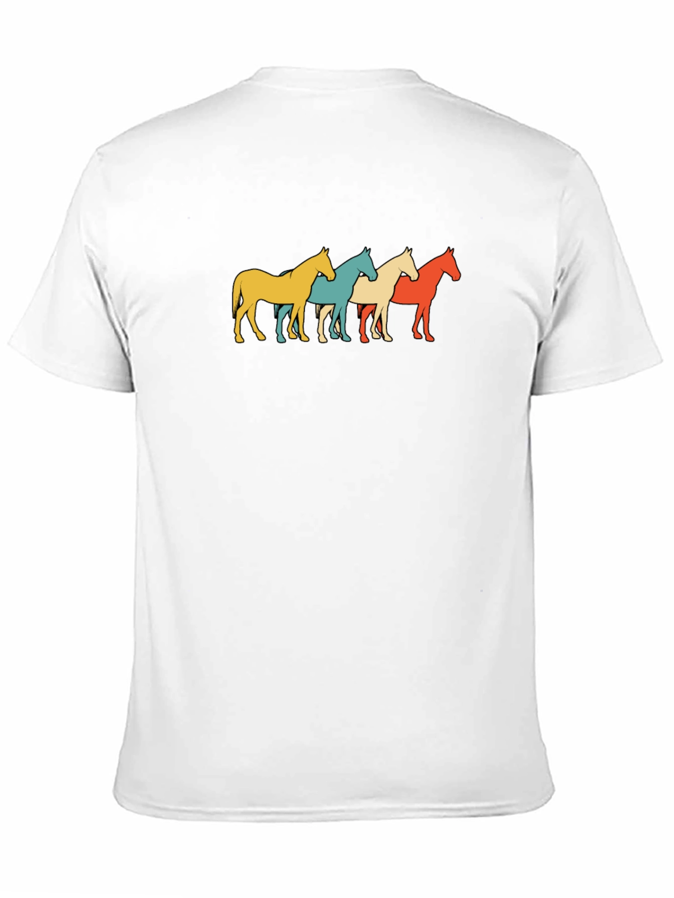Retro Horse Graphic Tee - Black