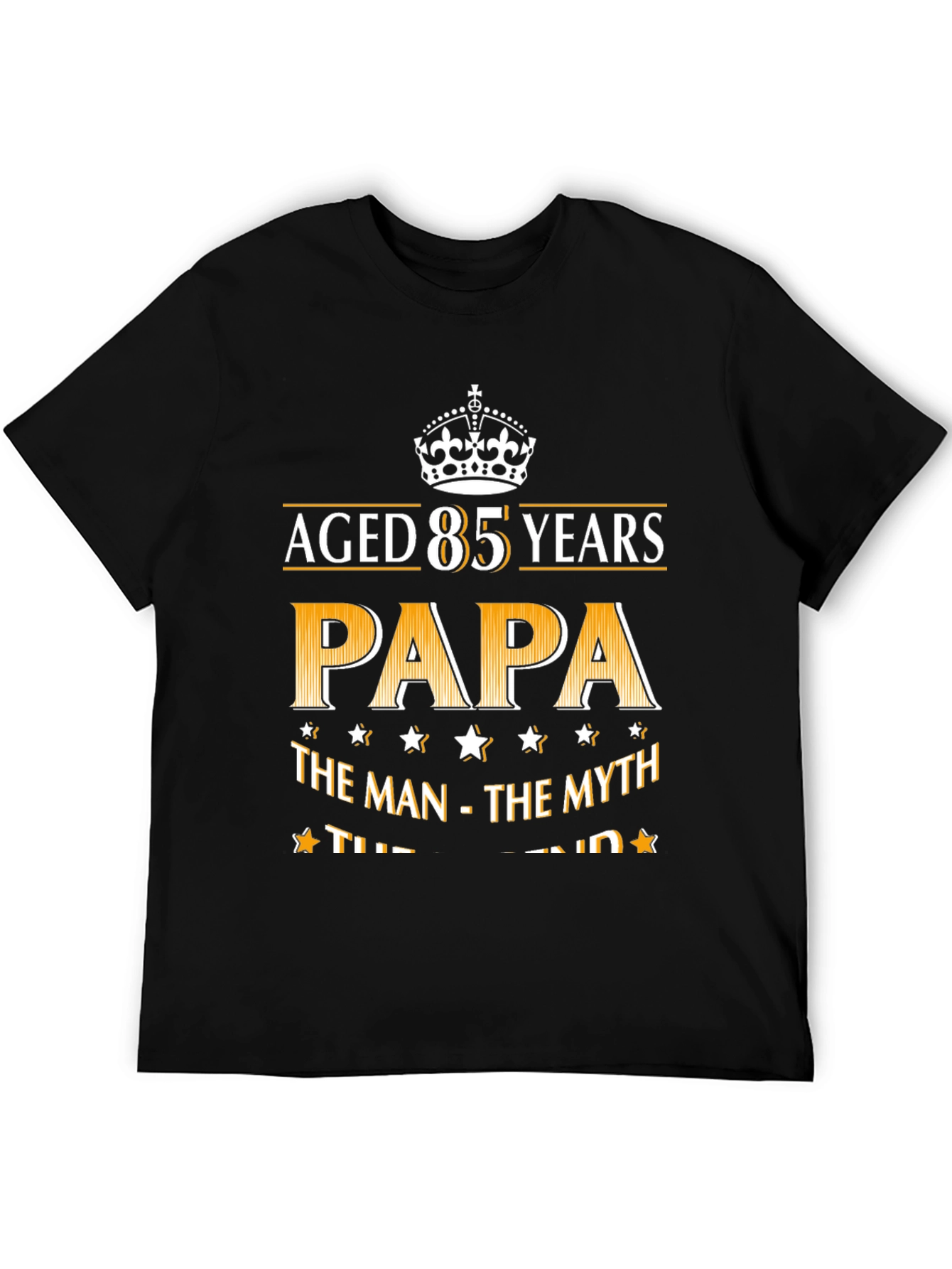 Aged 85 Years Papa T-Shirt - Myth Legend Fathers Day