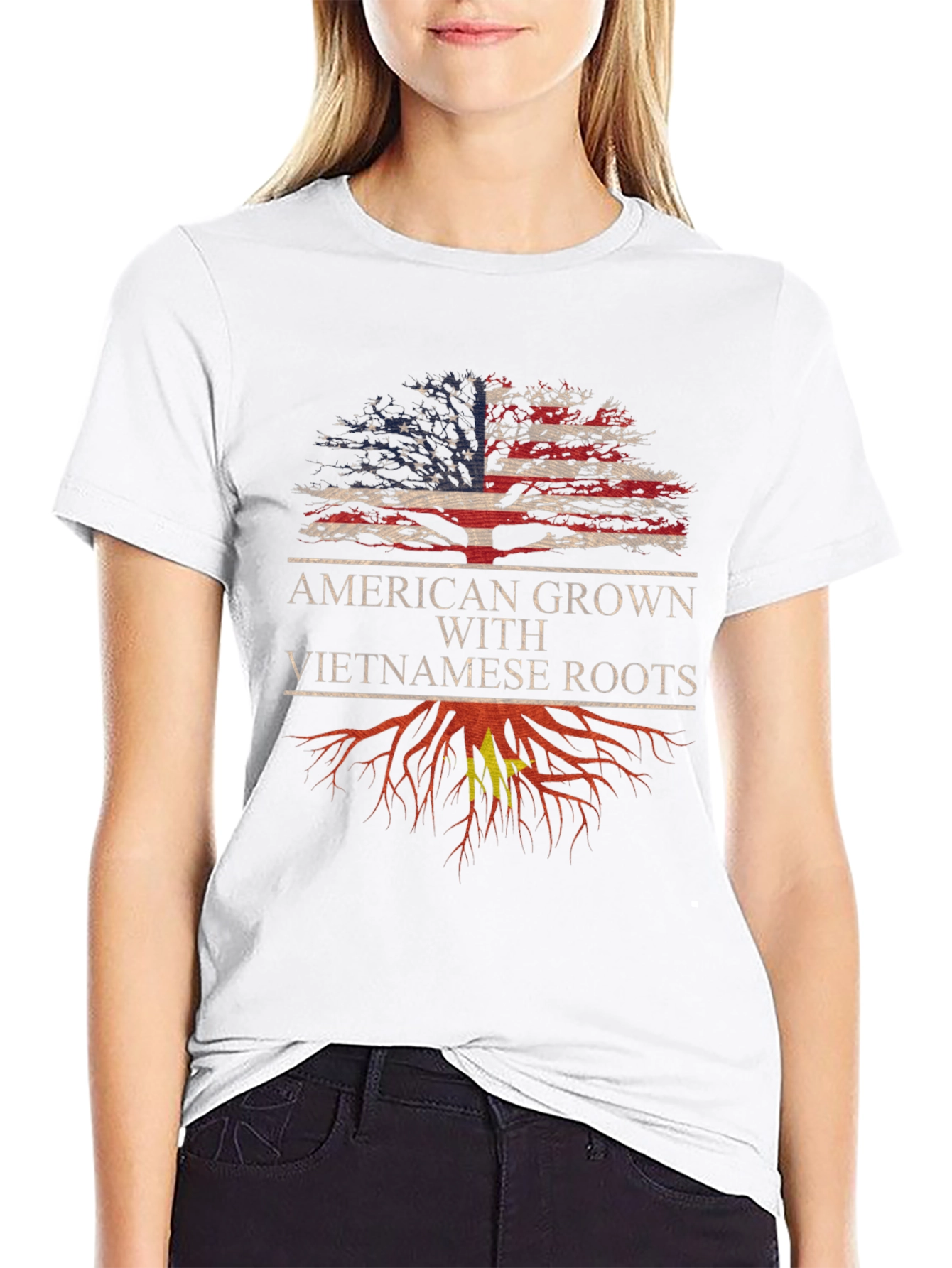 American Grown With Vietnamese Roots T-Shirt
