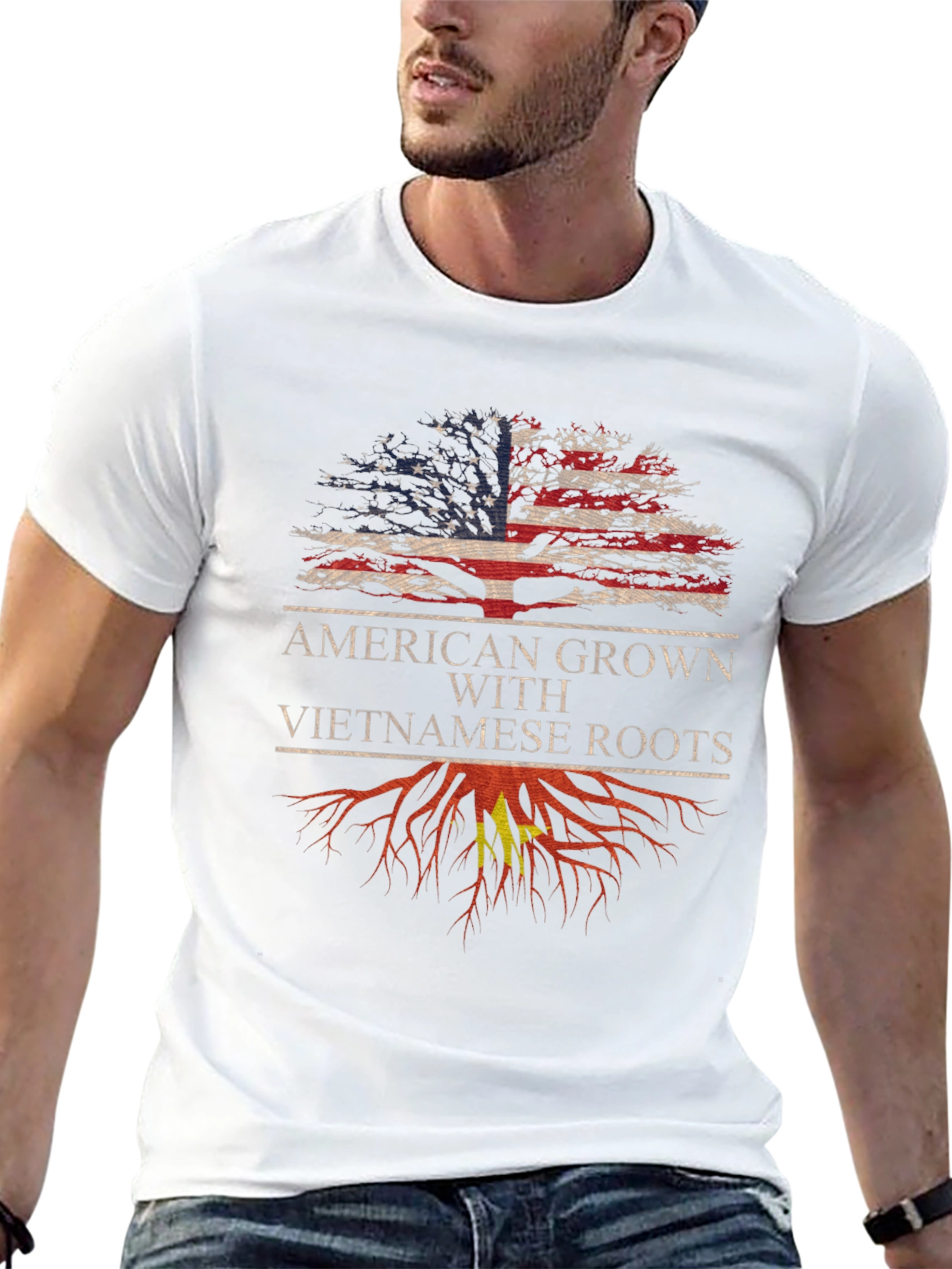 American Grown With Vietnamese Roots T-Shirt
