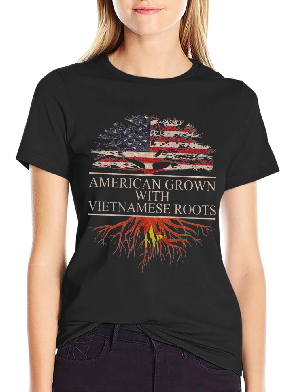 American Grown With Vietnamese Roots T-Shirt