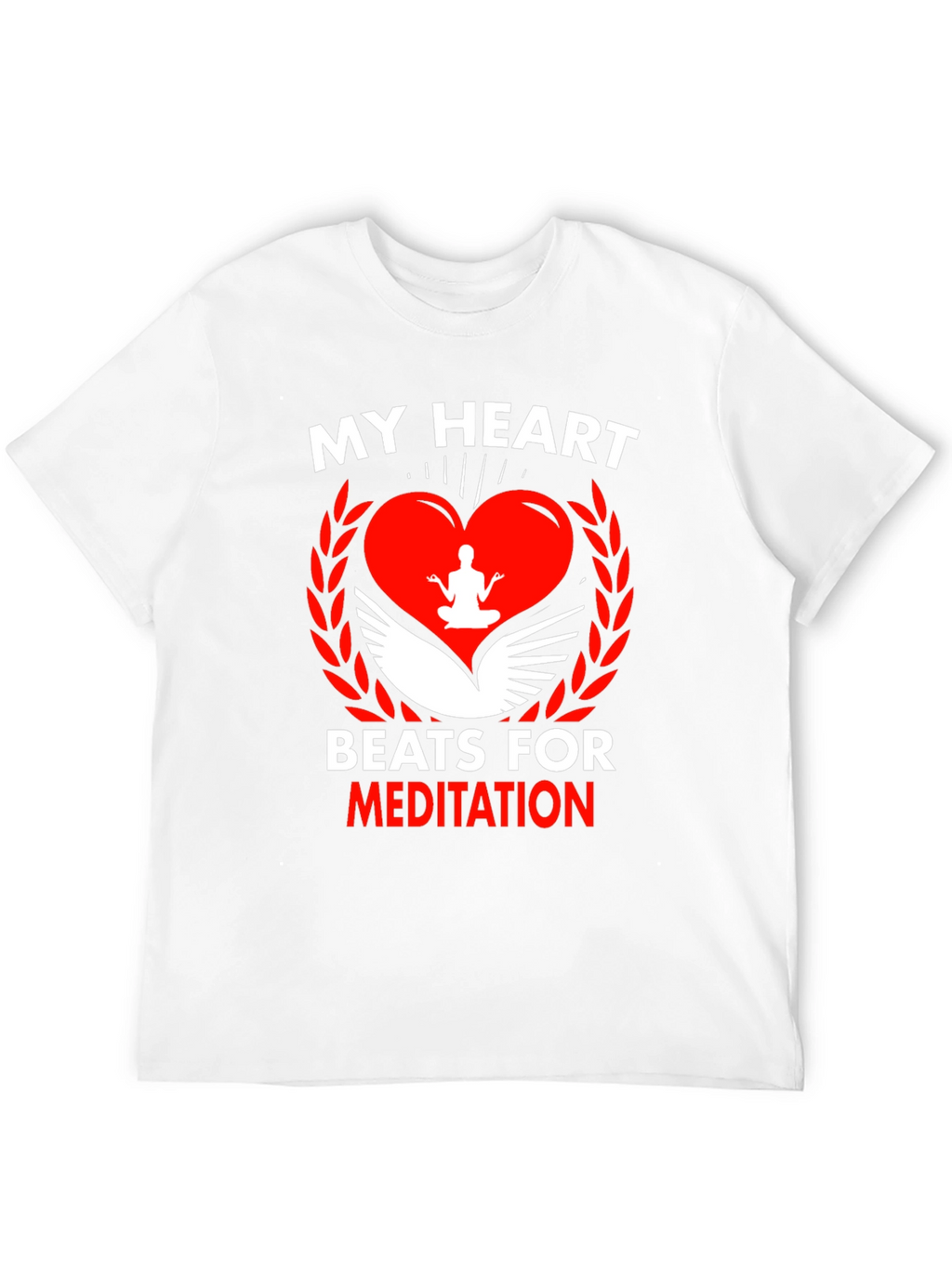 My Heart Beats For Meditation T-Shirt