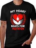 My Heart Beats For Meditation T-Shirt