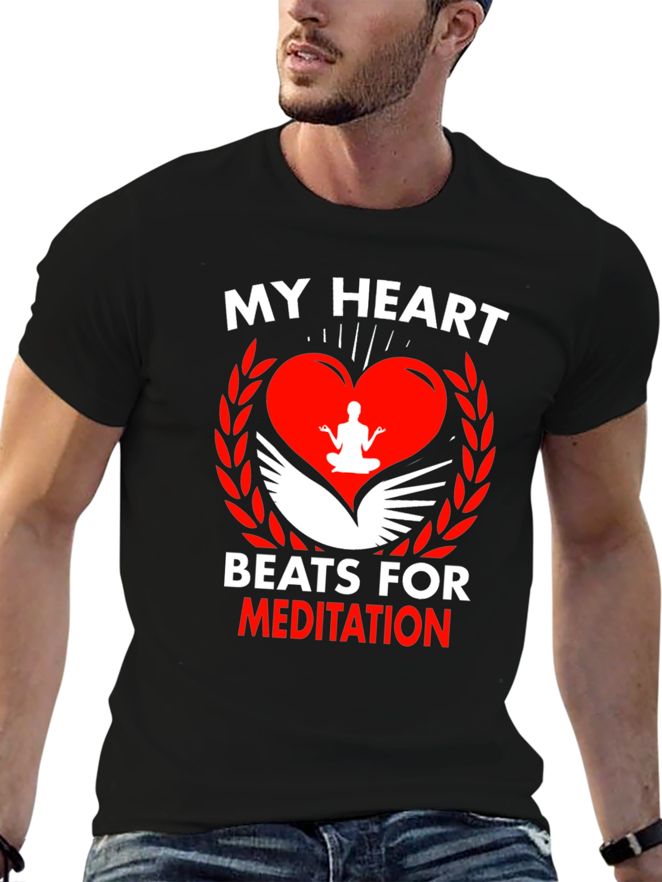 My Heart Beats For Meditation T-Shirt