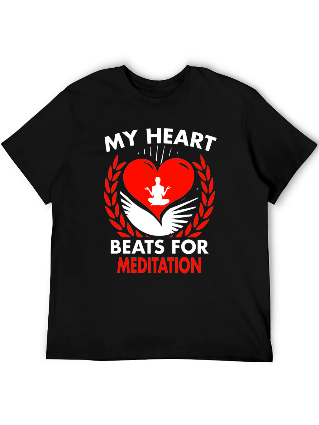 My Heart Beats For Meditation T-Shirt